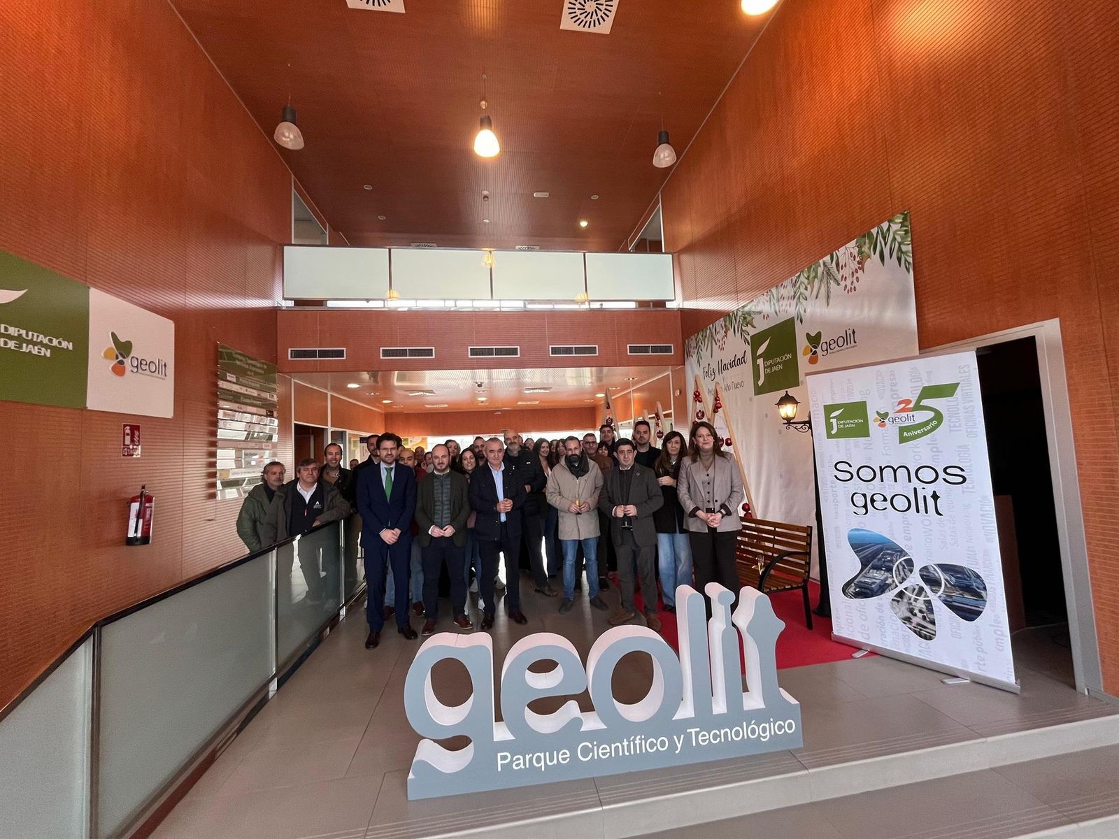 Encuentro con el empresariado de Geolit.