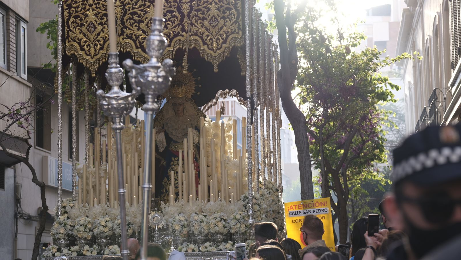 Fotogalería procesión de la Santa Cena. Semana Santa de Almería 2022.