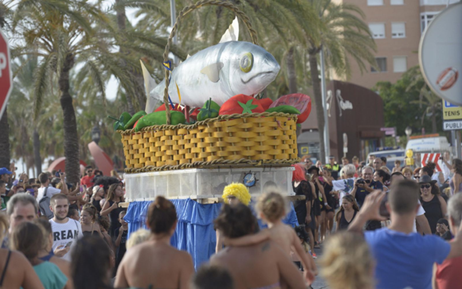 Una imagen de una de las ediciones del tradicional Entierro de la Caballa.