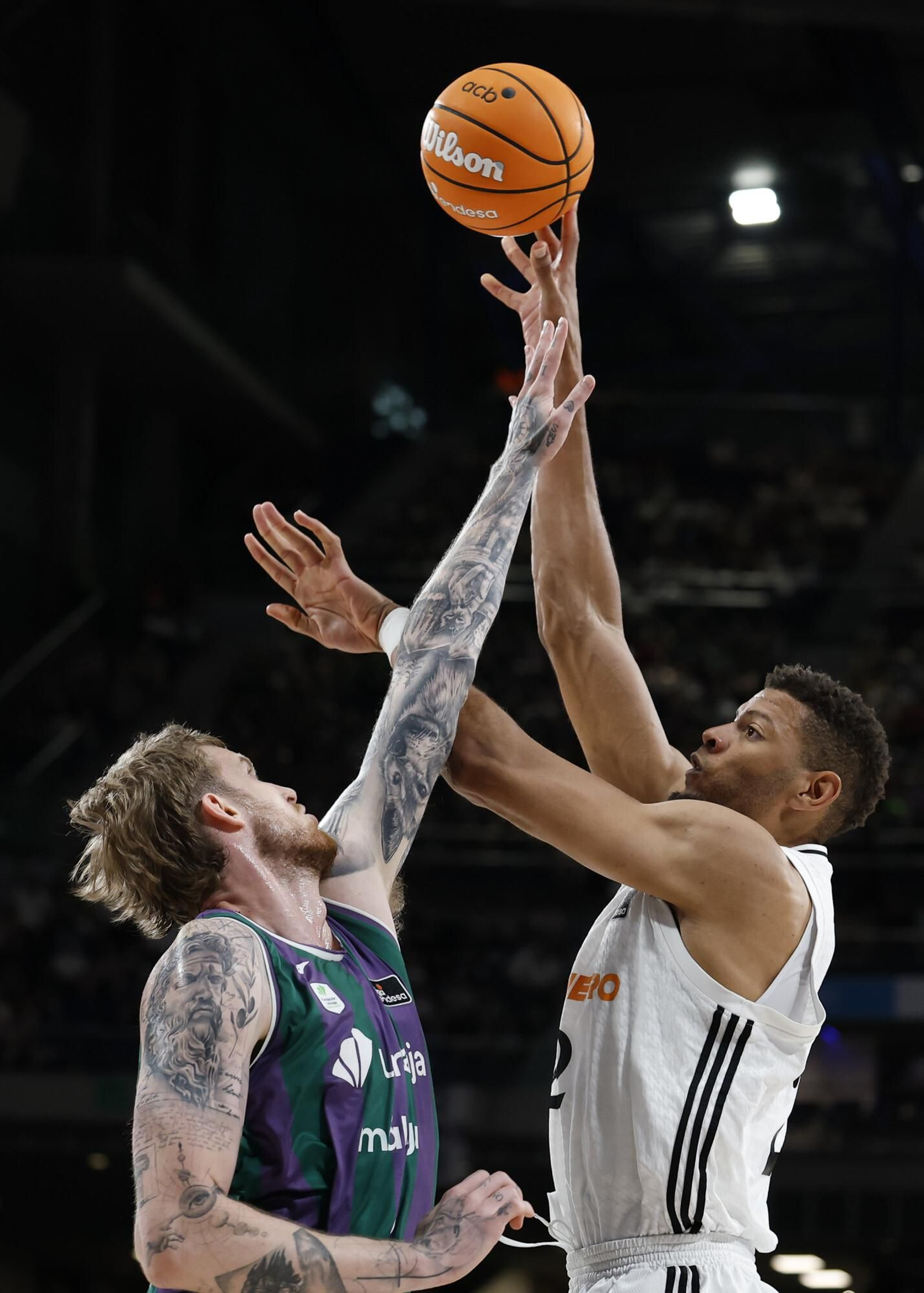 El Real Madrid-Unicaja en fotos
