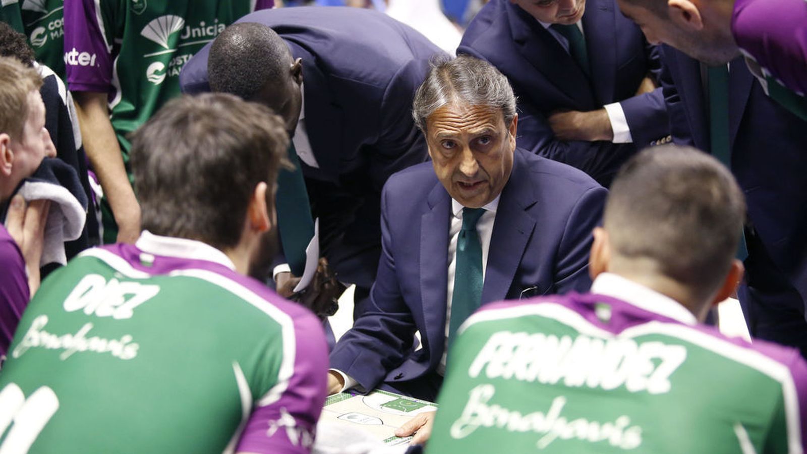 Luis Casimiro, en un tiempo muerto.