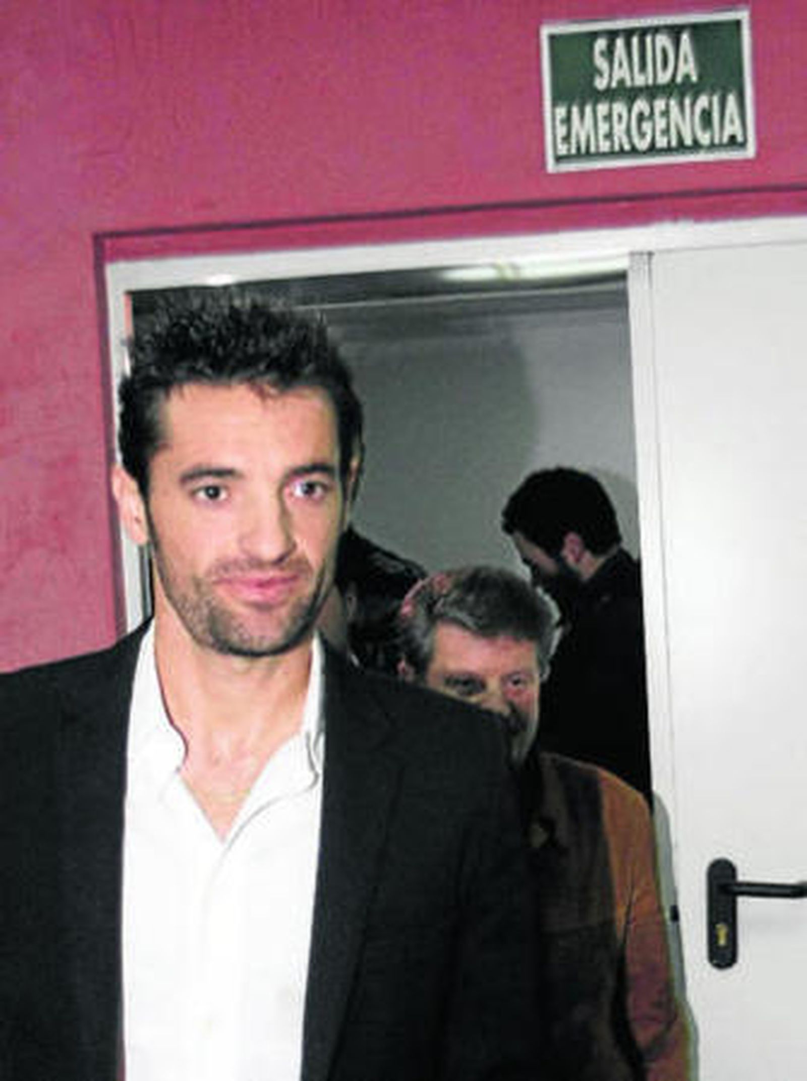 Paquillo, el día que compareció para manifestar su arrepentimiento por tener sustancias prohibidas.