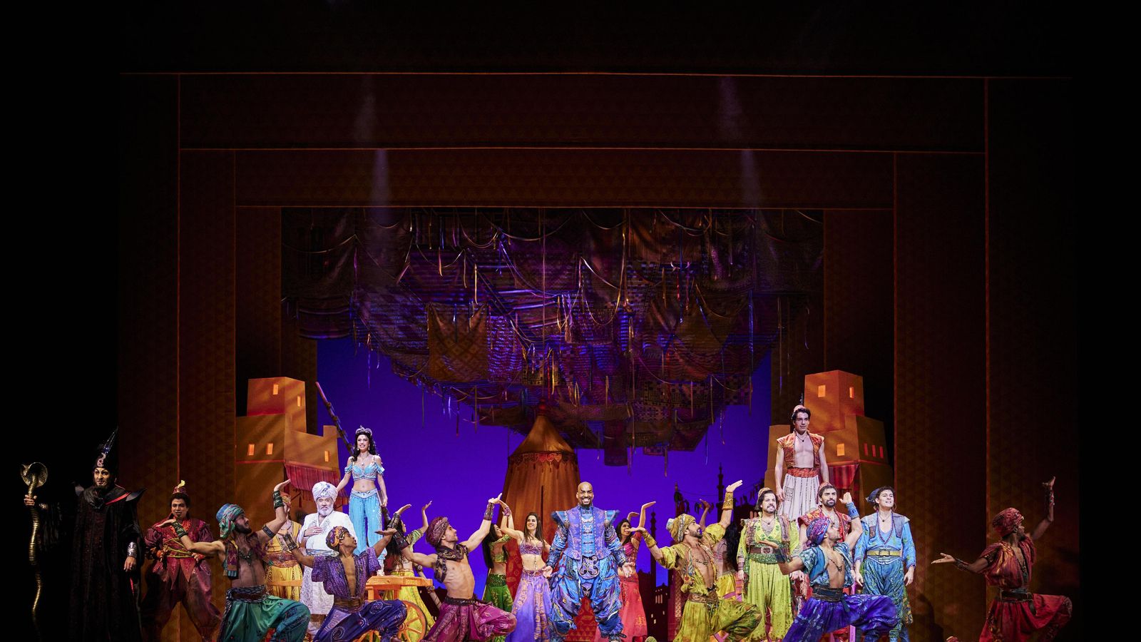 El elenco del musical 'Aladdín'