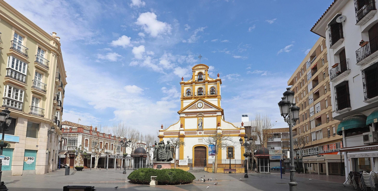 Plaza de la Iglesia, en La Línea.