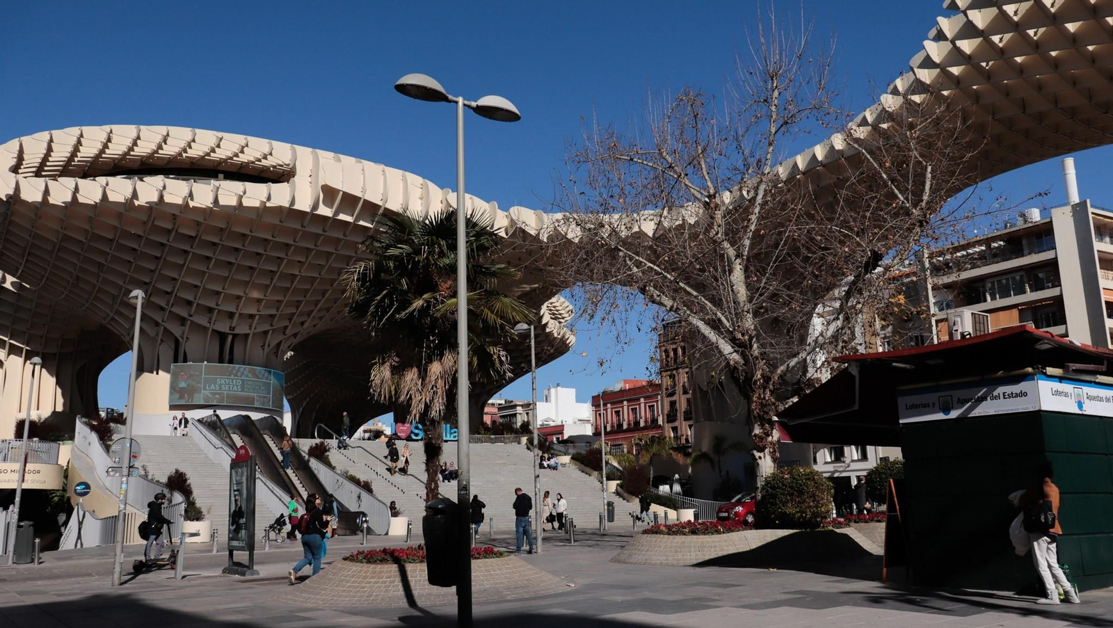 La Plaza de la Encarnación donde se instalará la carpa.