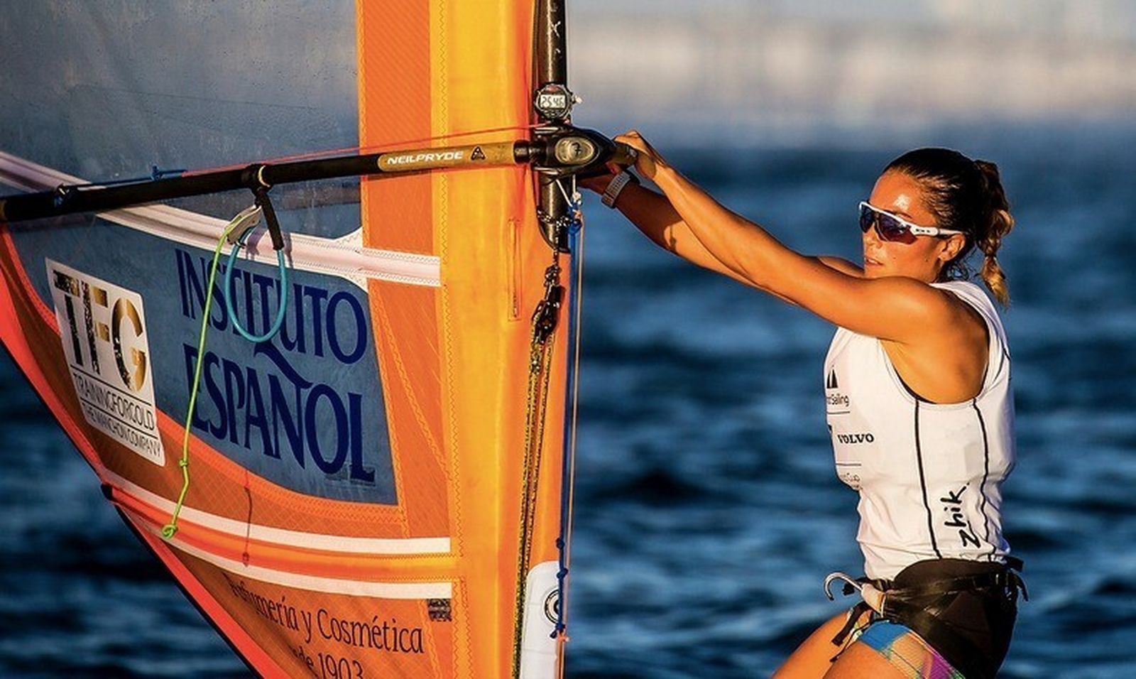 Blanca Manchón, en acción.