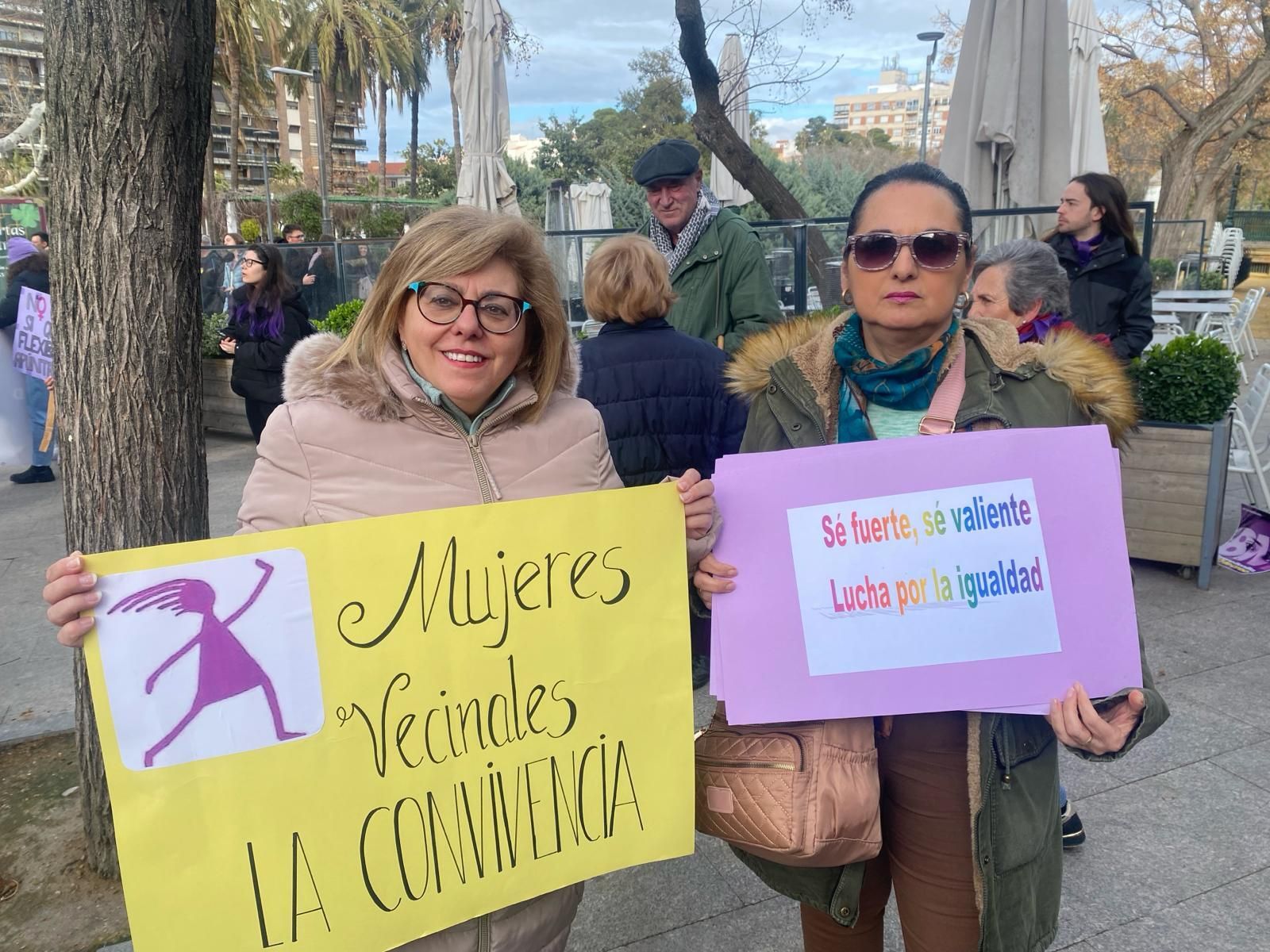 Manifestación del Día Internacional de la Mujer en Jaén.