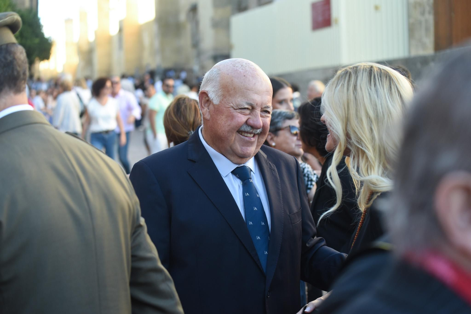 La llegada del Cristo de San Álvaro al Magno Vía Crucis