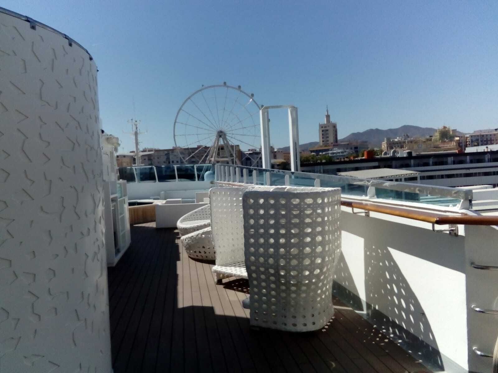 Las fotos del yate de lujo ‘Crystal Espirit’ en Málaga
