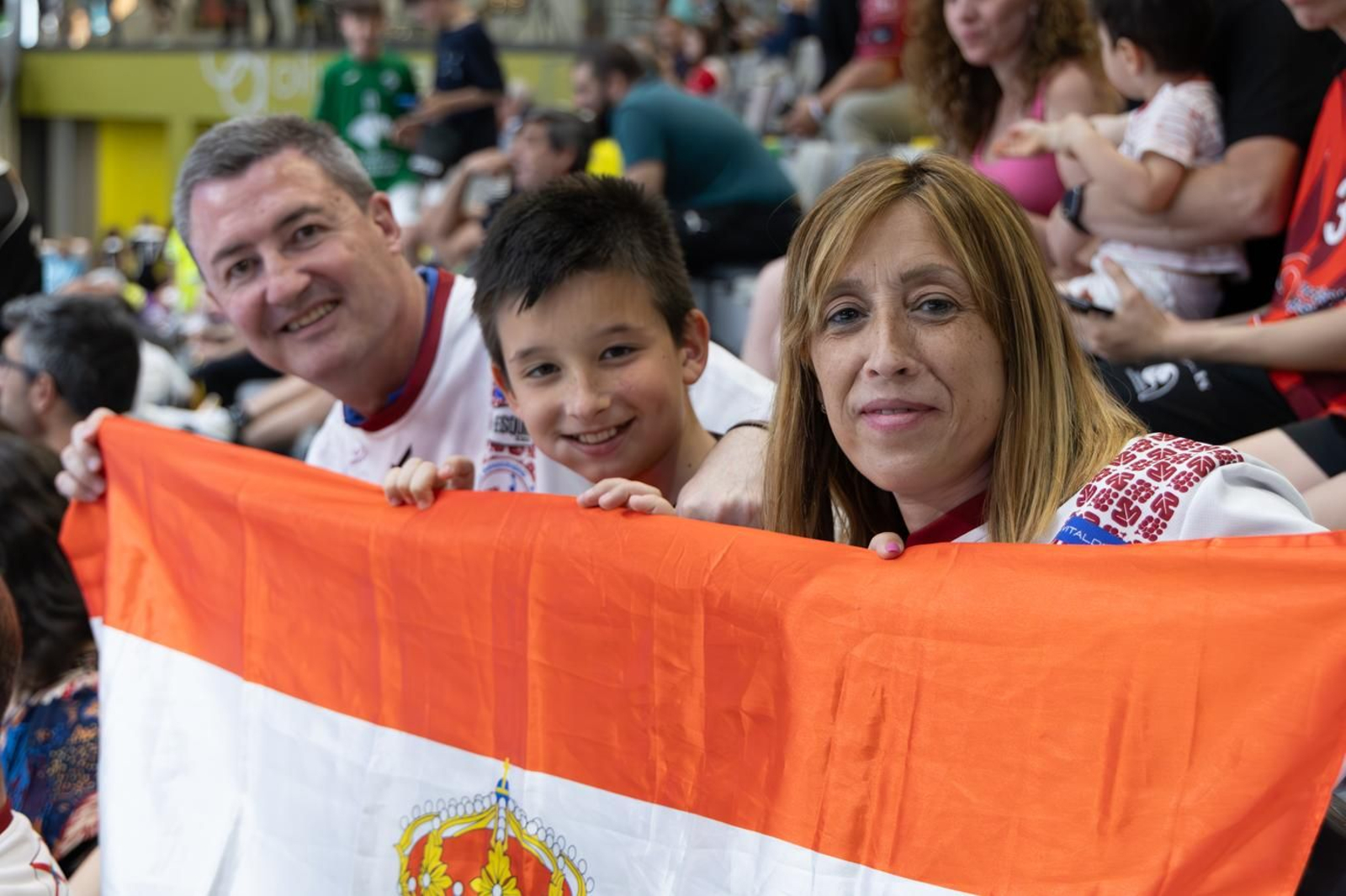 Las gradas del Olivo Arena en las semis de la Copa del Rey de balonmano, en imágenes