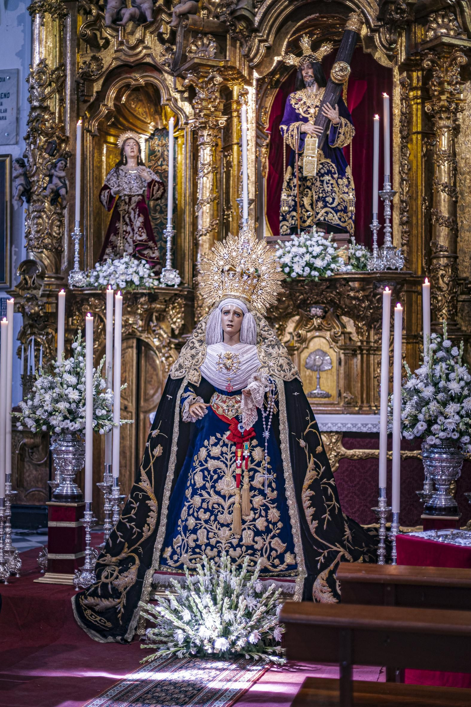 Primer día del besamanos extraordinario por el 75 aniversario del Dogma de la Asunción en Cádiz