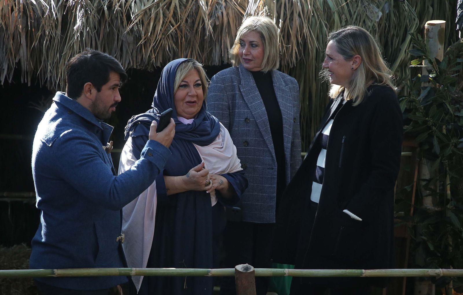 La inauguración del Belén Viviente de Pelayo, en imágenes