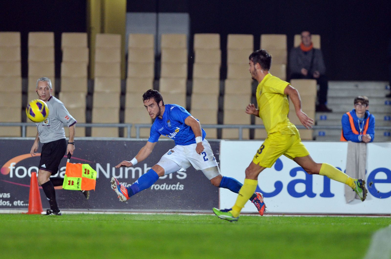 Ruz, en un partido del Xerez CD contra el Villarreal.