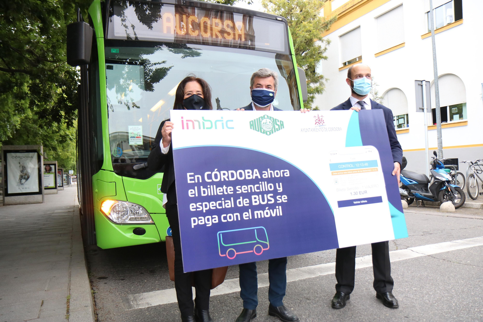 Presentación de la plataforma para pagar con el móvil en Aucorsa.