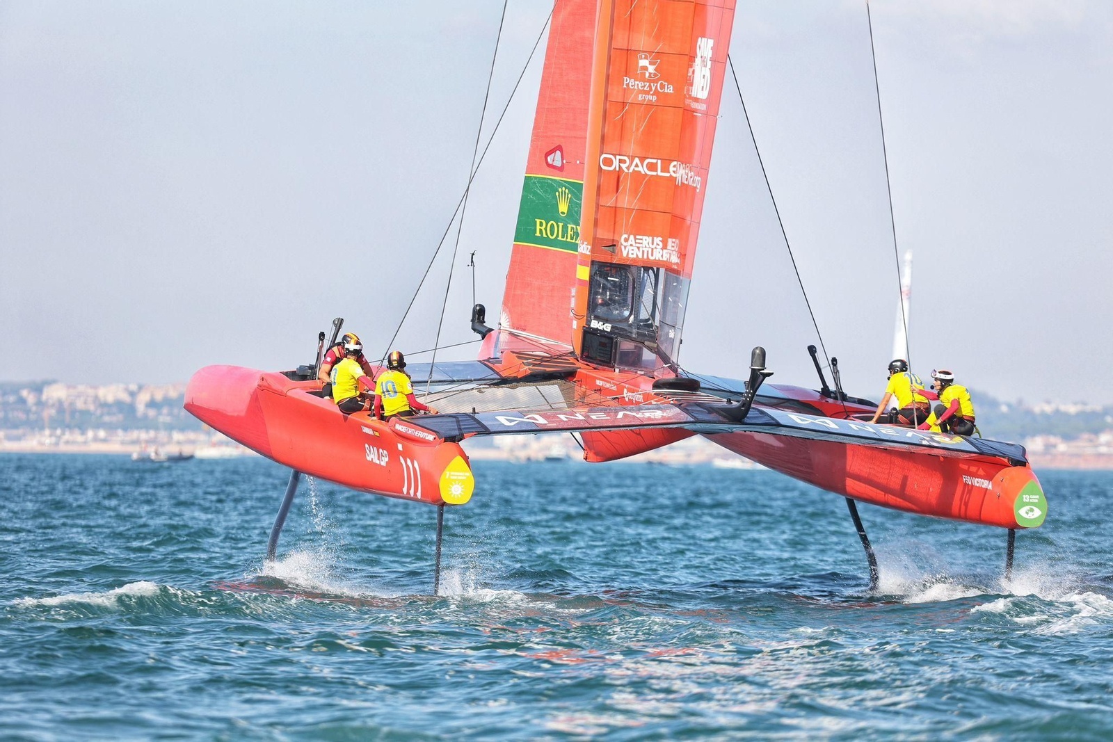 Sail GP Cádiz: El primer entrenamiento ya deja imágenes espectaculares