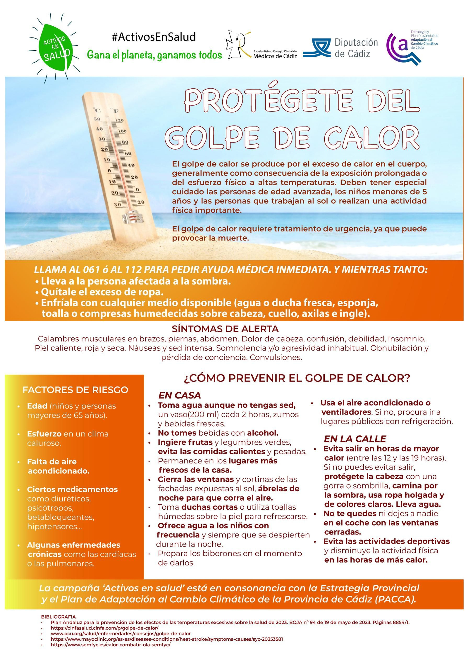 El cartel de la campaña 'Activos en salud'. El cartel de la campaña 'Activos en salud'.
