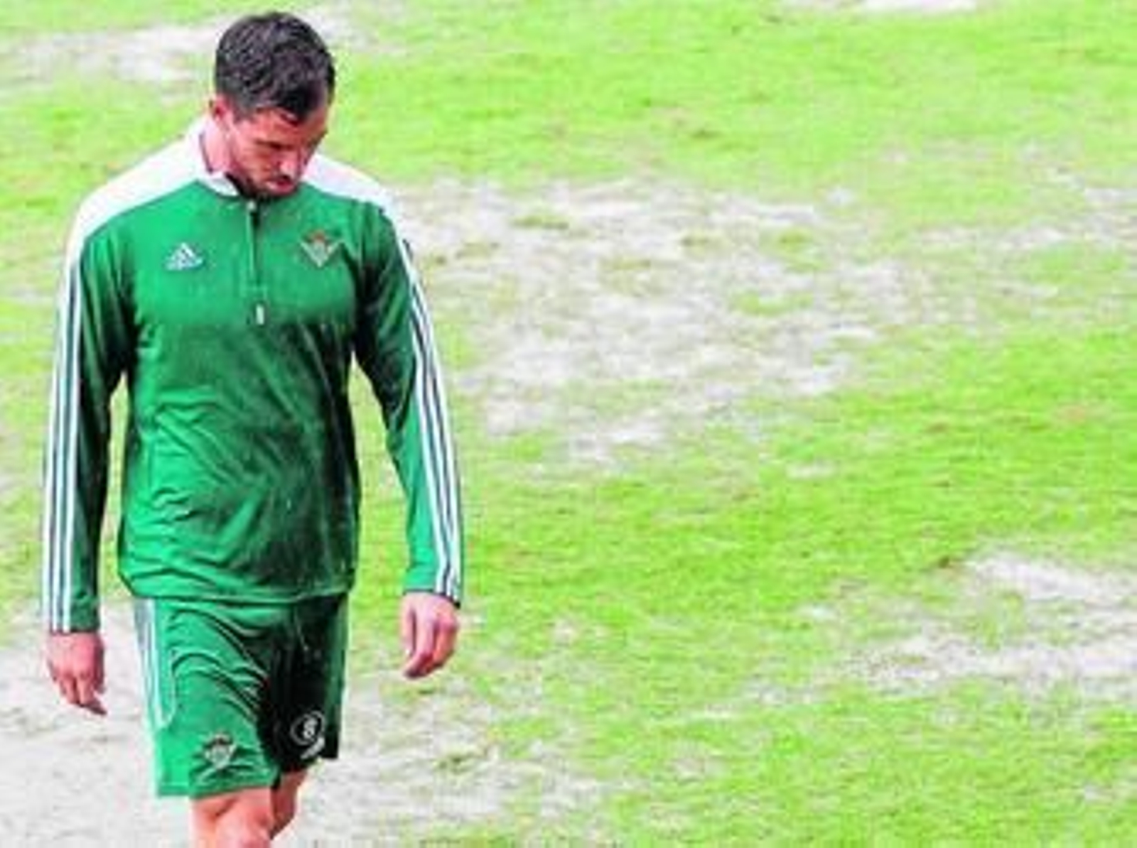 El franco-italiano Rennella, en el entrenamiento del lunes.