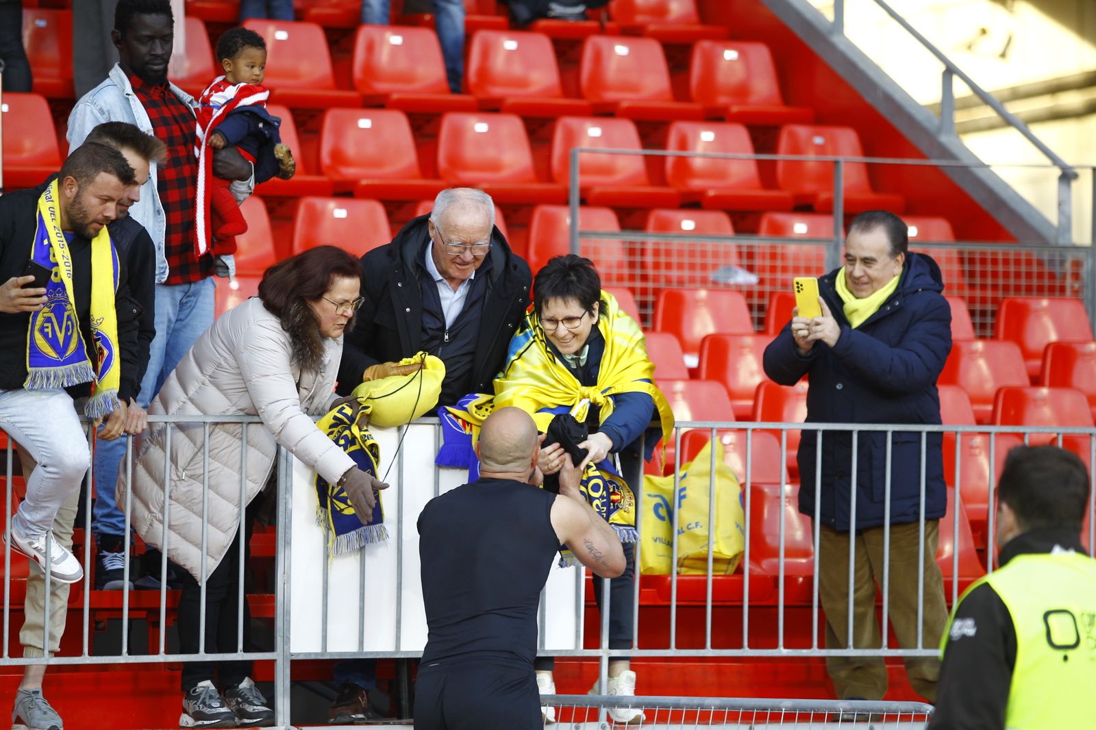 Imágenes de la derrota de la U.D. Almería ante el Villarreal por 0 a 2