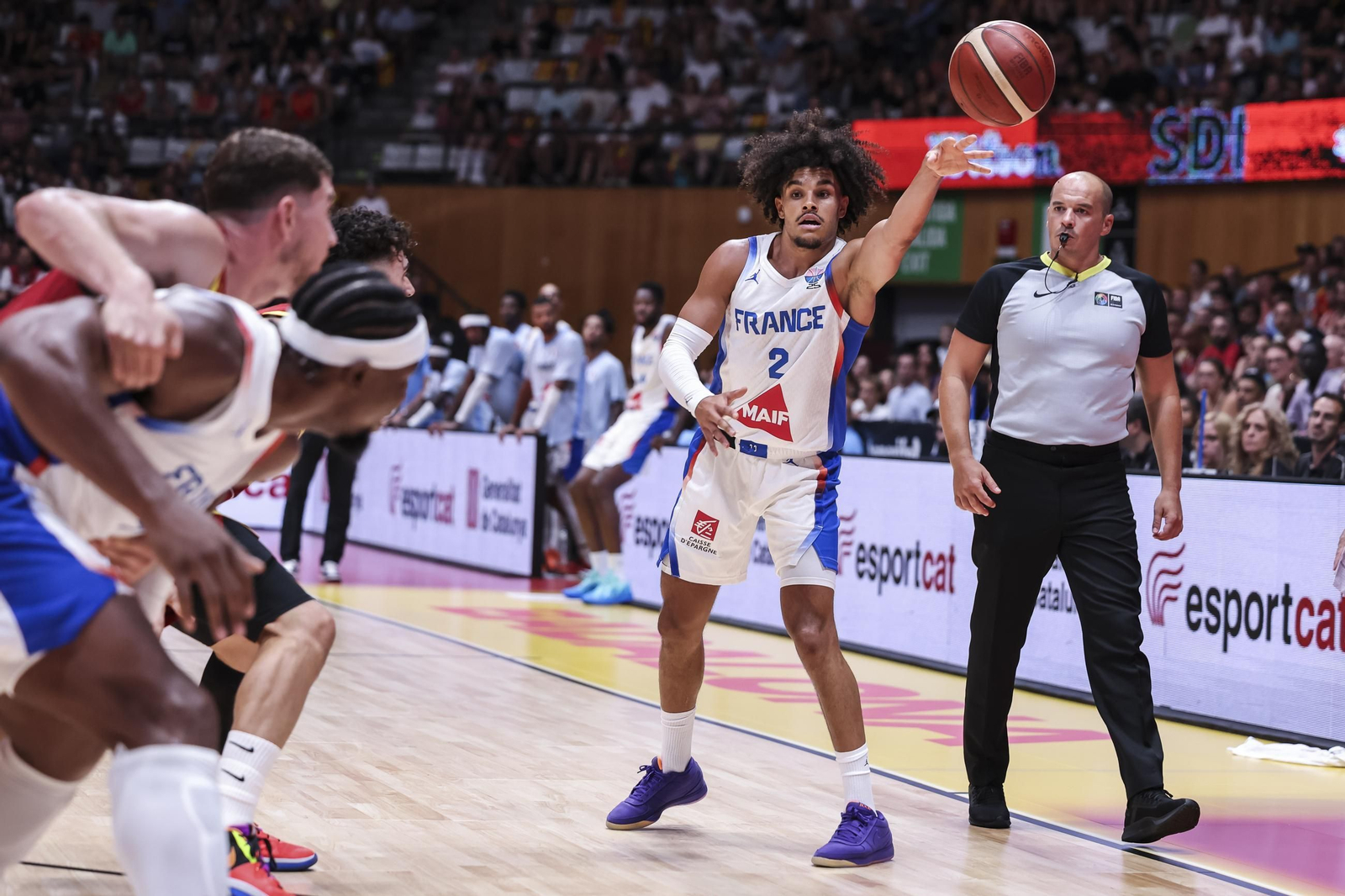 Las fotos del España - Francia de baloncesto