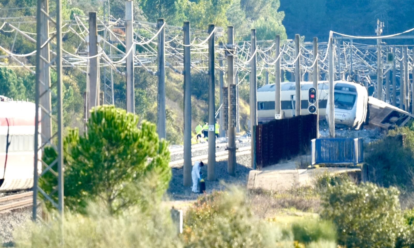 Las primeras imágenes de la zona cero de Adamuz