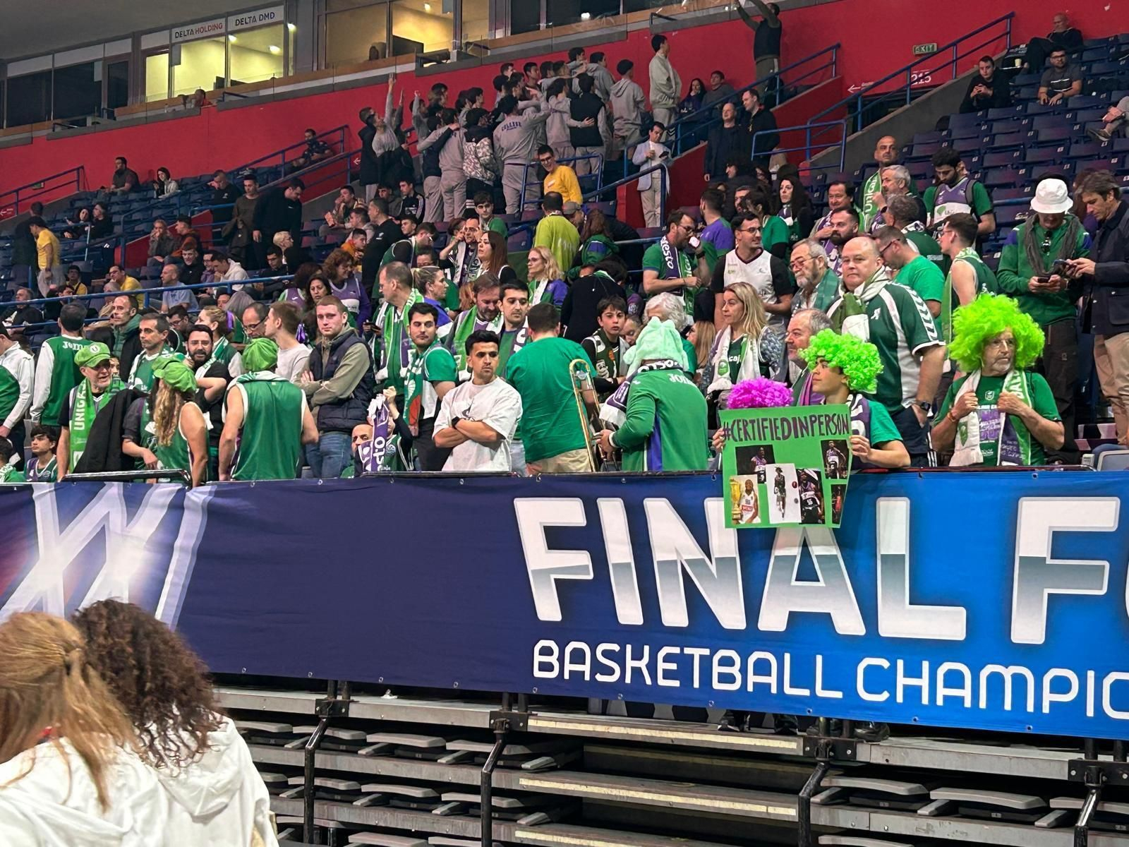 Búscate en las gradas del Belgrado Arena durante la Final Four de la BCL