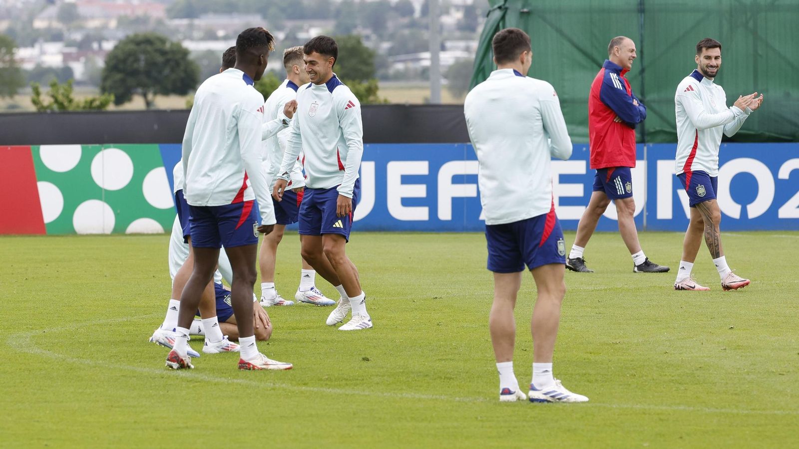Las fotos de España antes del partido contra Alemania