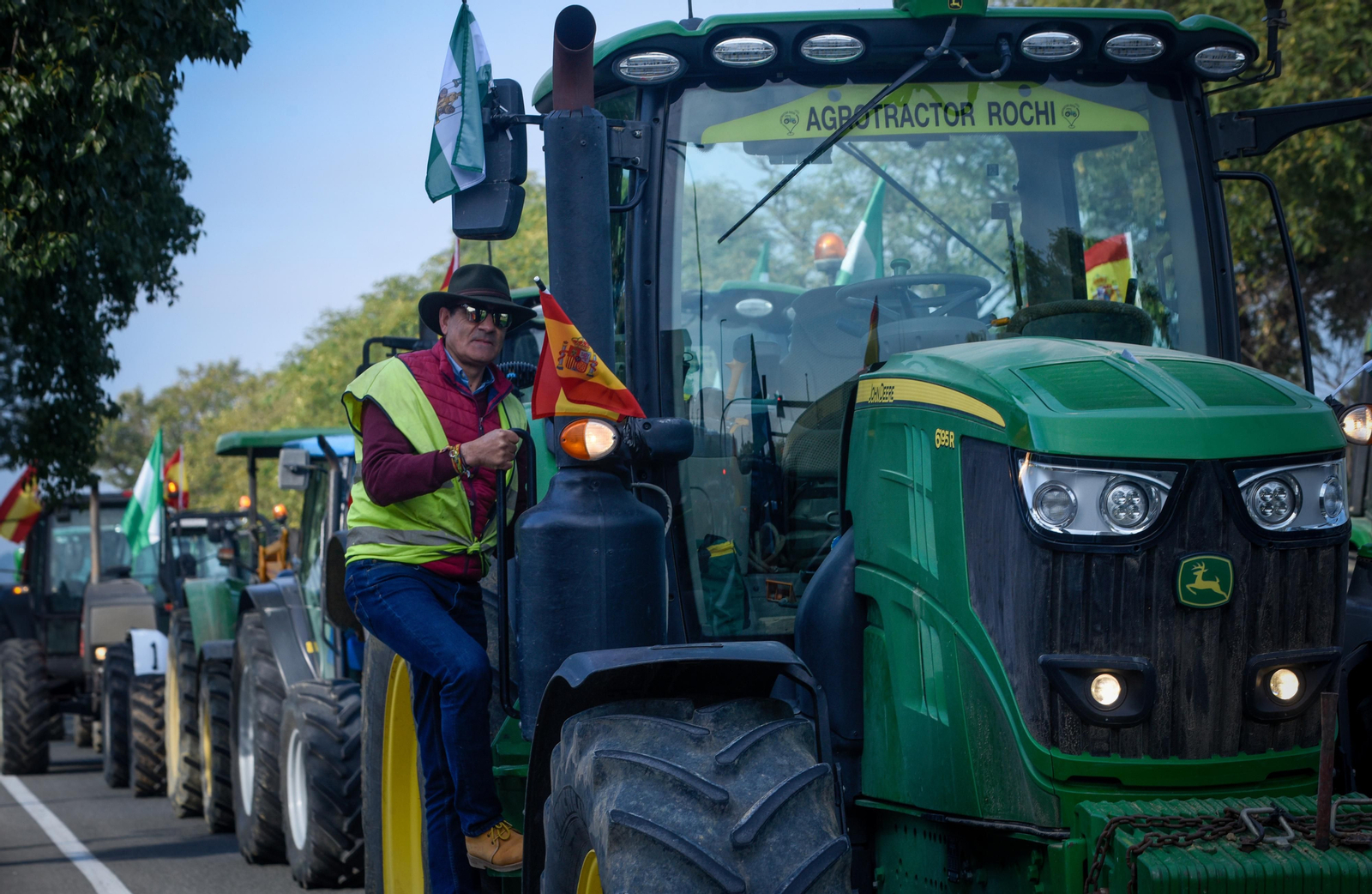 Tractorada en Sevilla