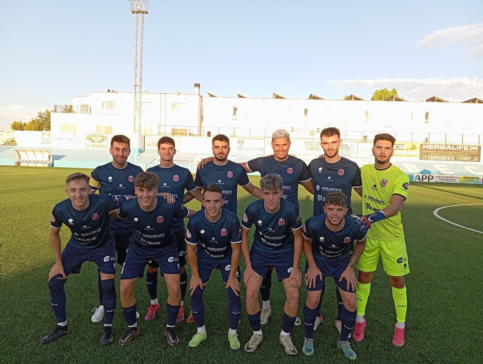 Alineación inicial del CD Torreperogil en su amistoso ante el CD Tugia.