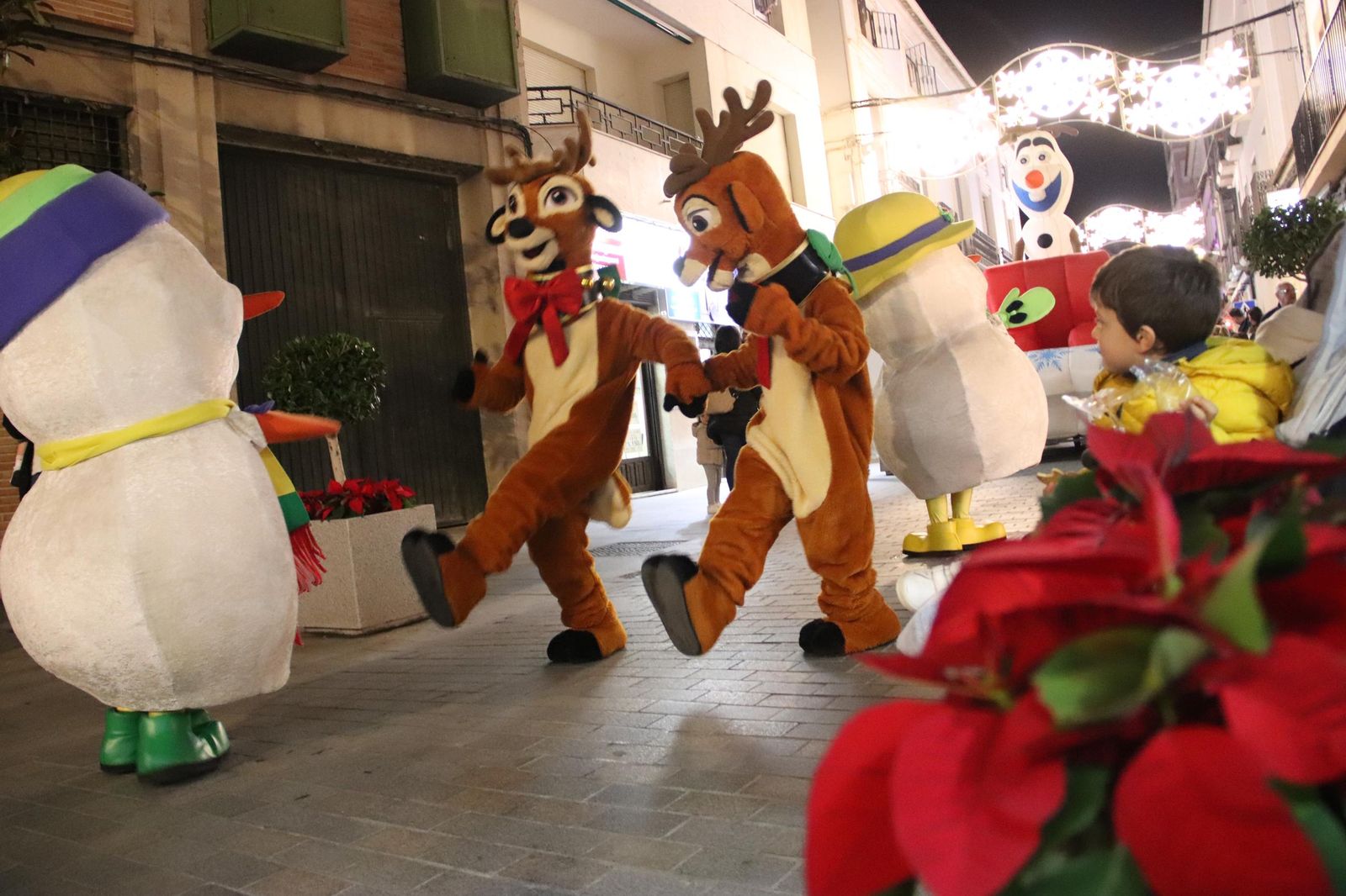 El encendido del alumbrado de Navidad en Montilla