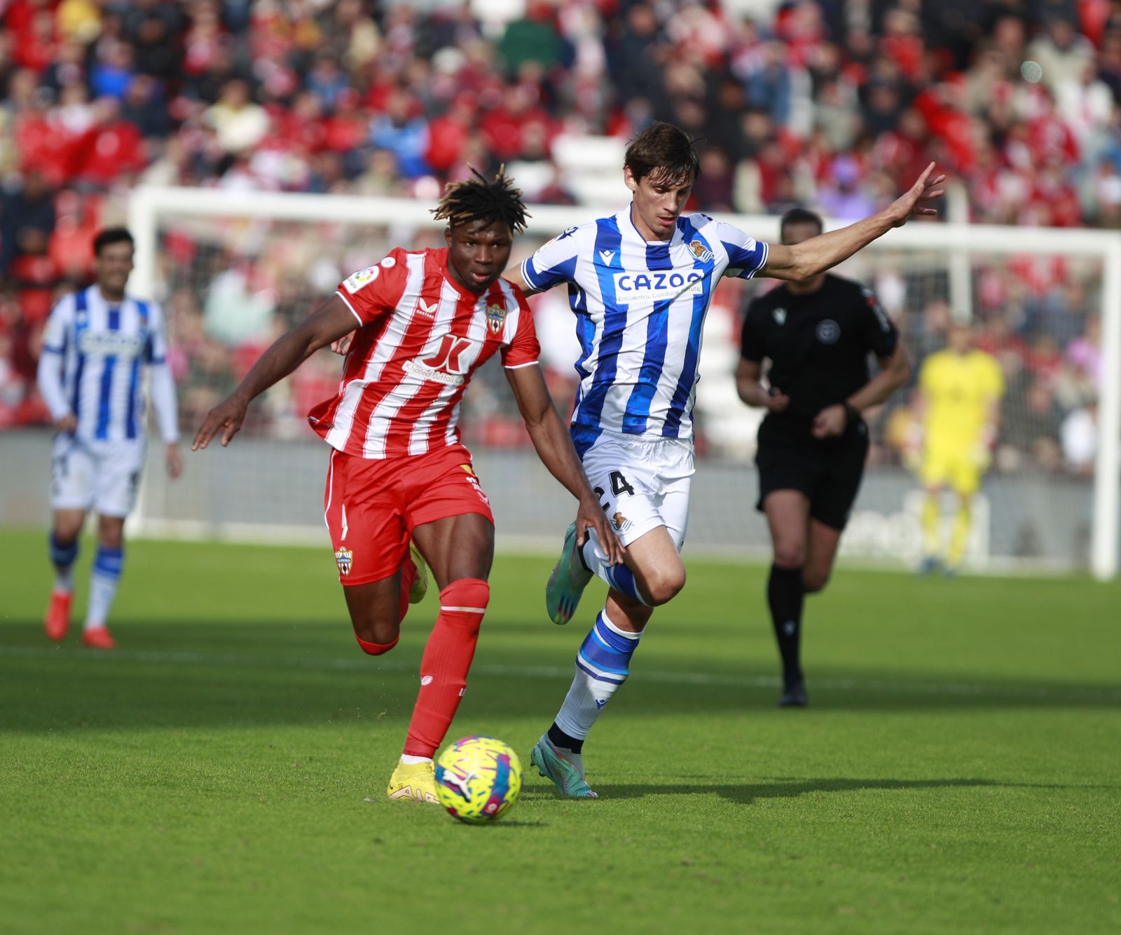 Imágenes del partido U.D. Almería-Real Sociedad
