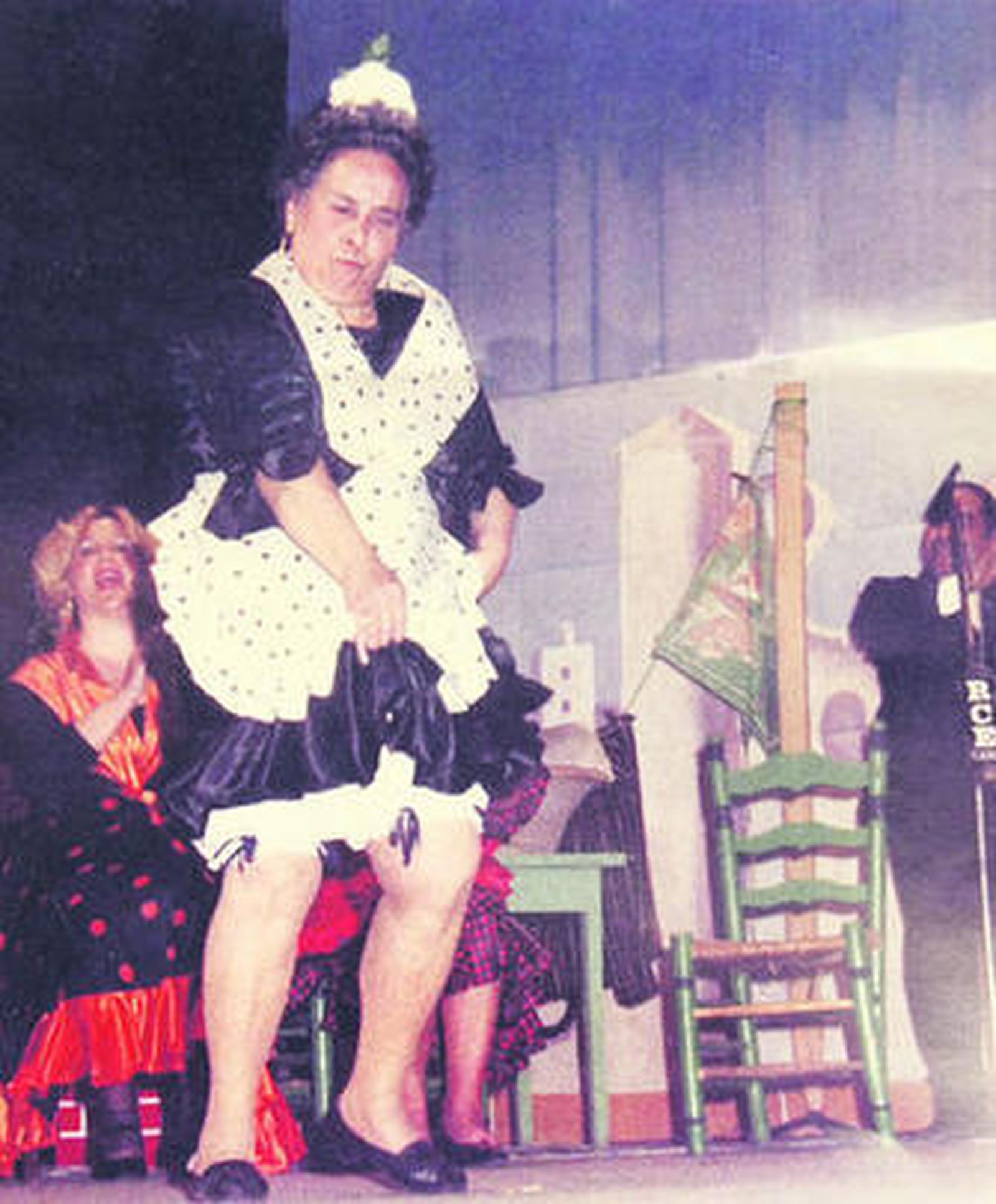 La bailaora Gertrudis Jiménez, durante una actuación.