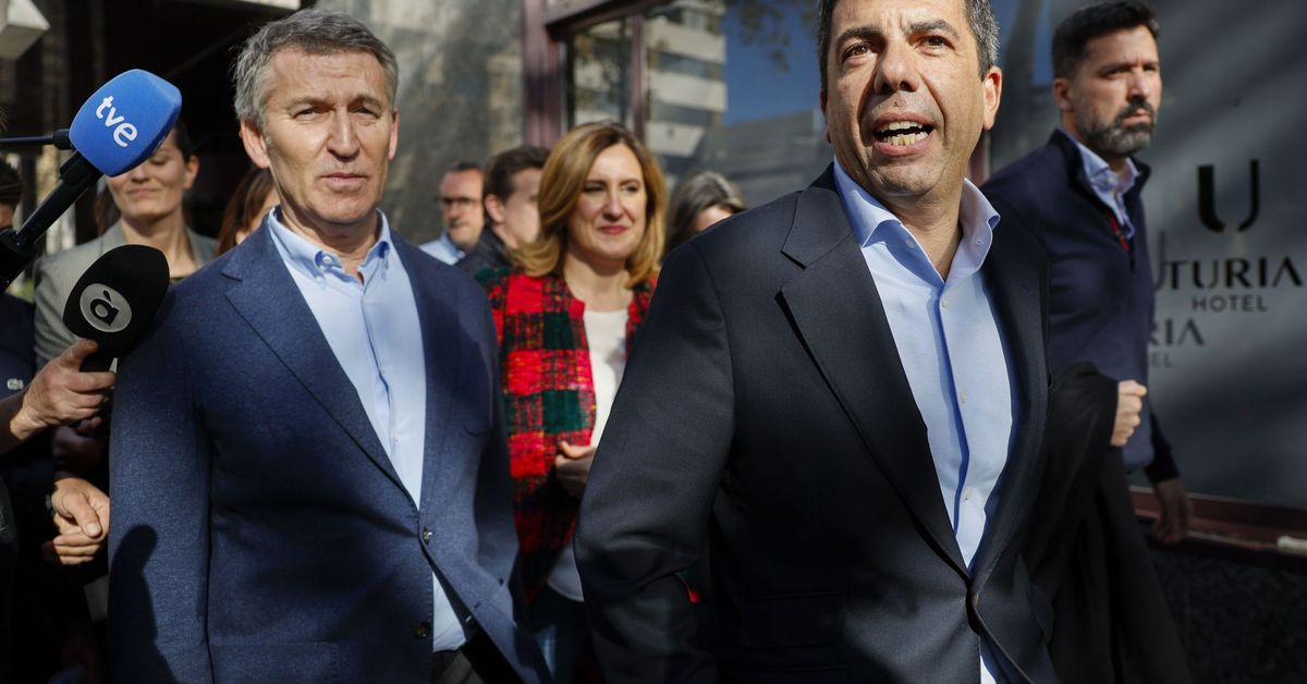 Mazón a Feijóo en la noche de la dana: "Un puto desastre va a ser esto, presi"