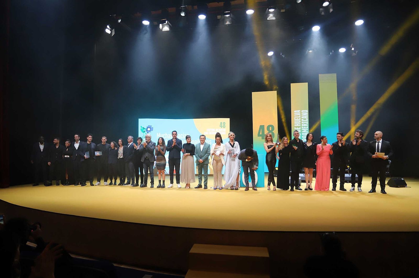 Gala de clausura de la 48 edición del Festival de Cine de Huelva.