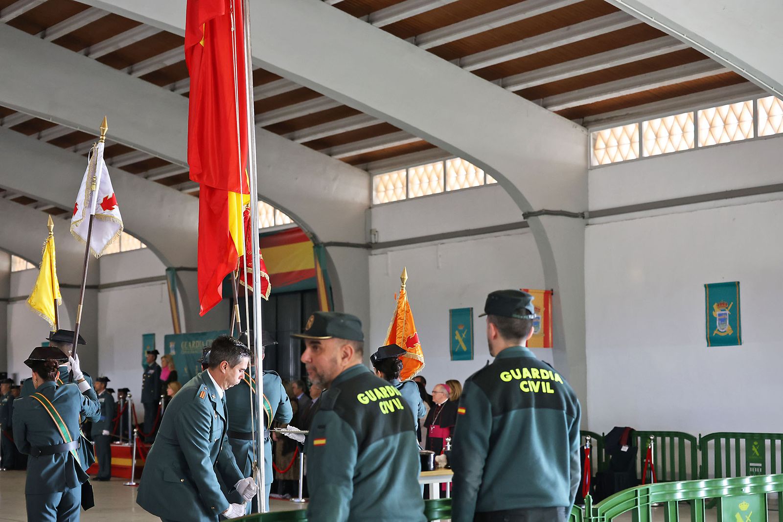 Imágenes de la jura del cargo de Julio Serrano Checa como Jefe de la Comandancia de la Guardia Civil de Huelva