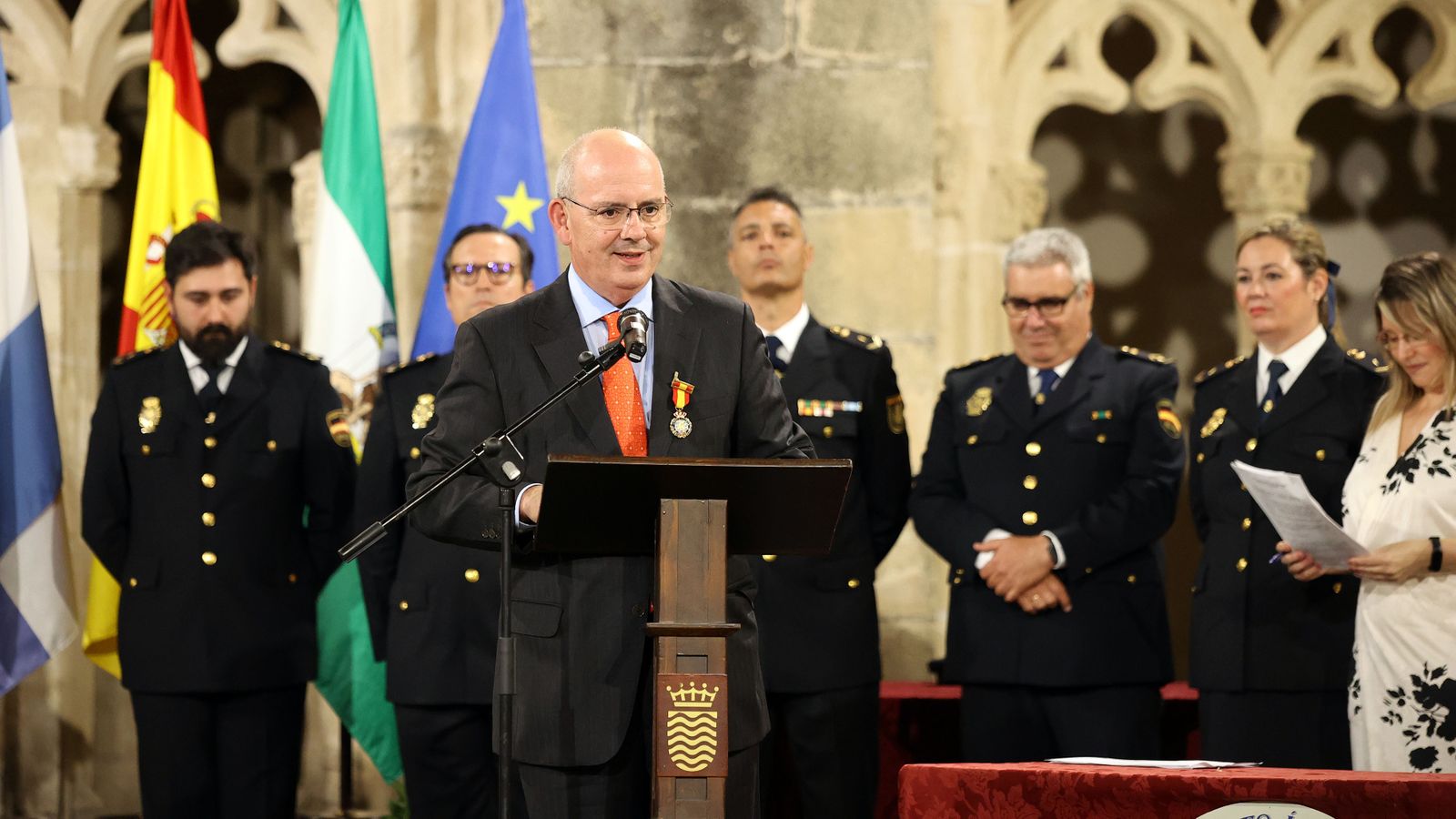 Entrega de medallas de la Asociación Santo Ángel de la Policía Nacional de Jerez