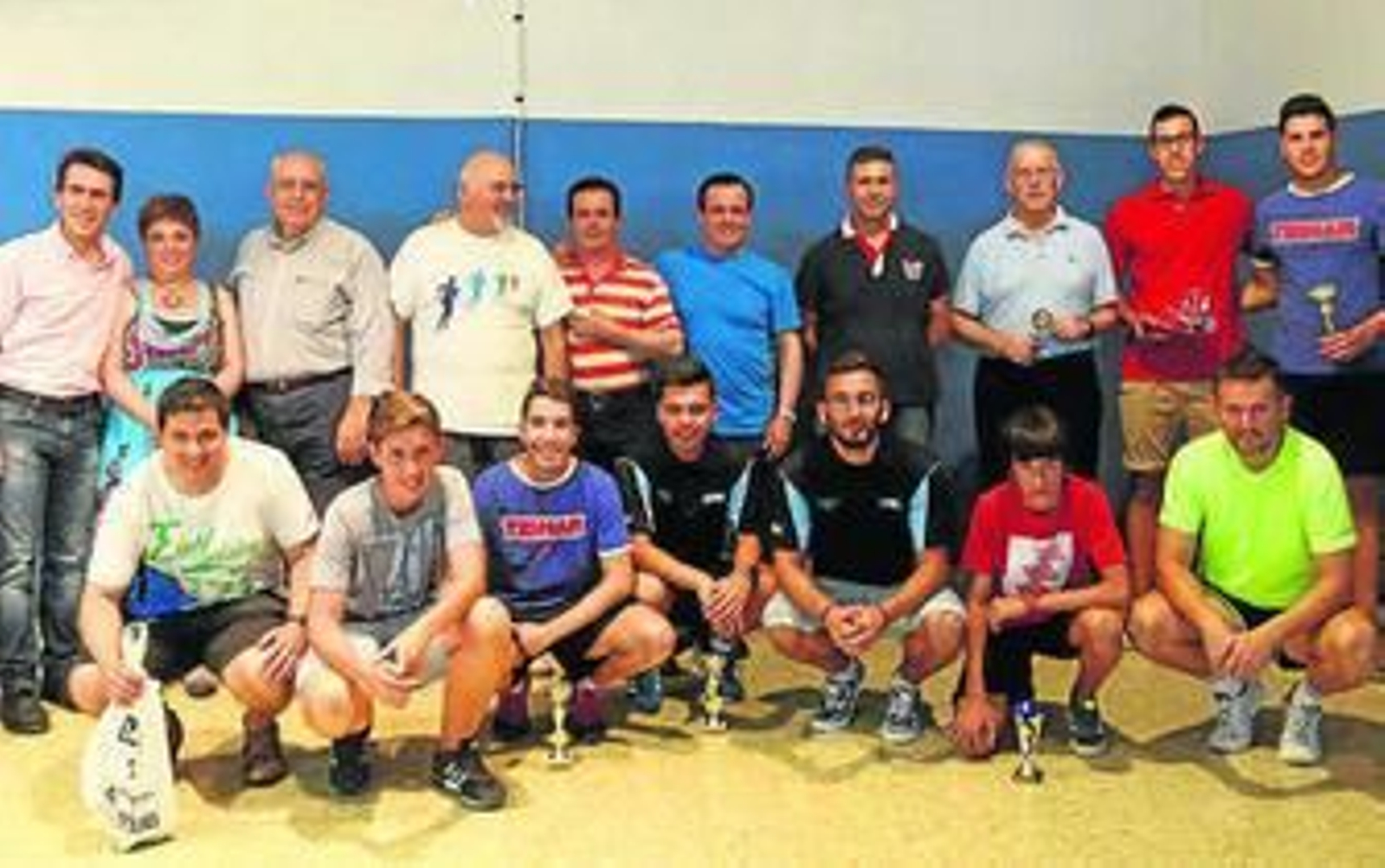 Un momento del acto celebrado por el CD Hispanidad de la capital.