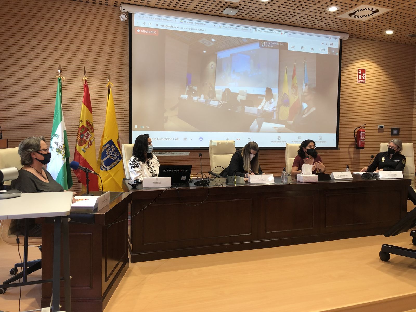 Mesa redonda de hoy sobre la convivencia en Jerez, enmarcada en la Semana de la Diversidad Cultural.