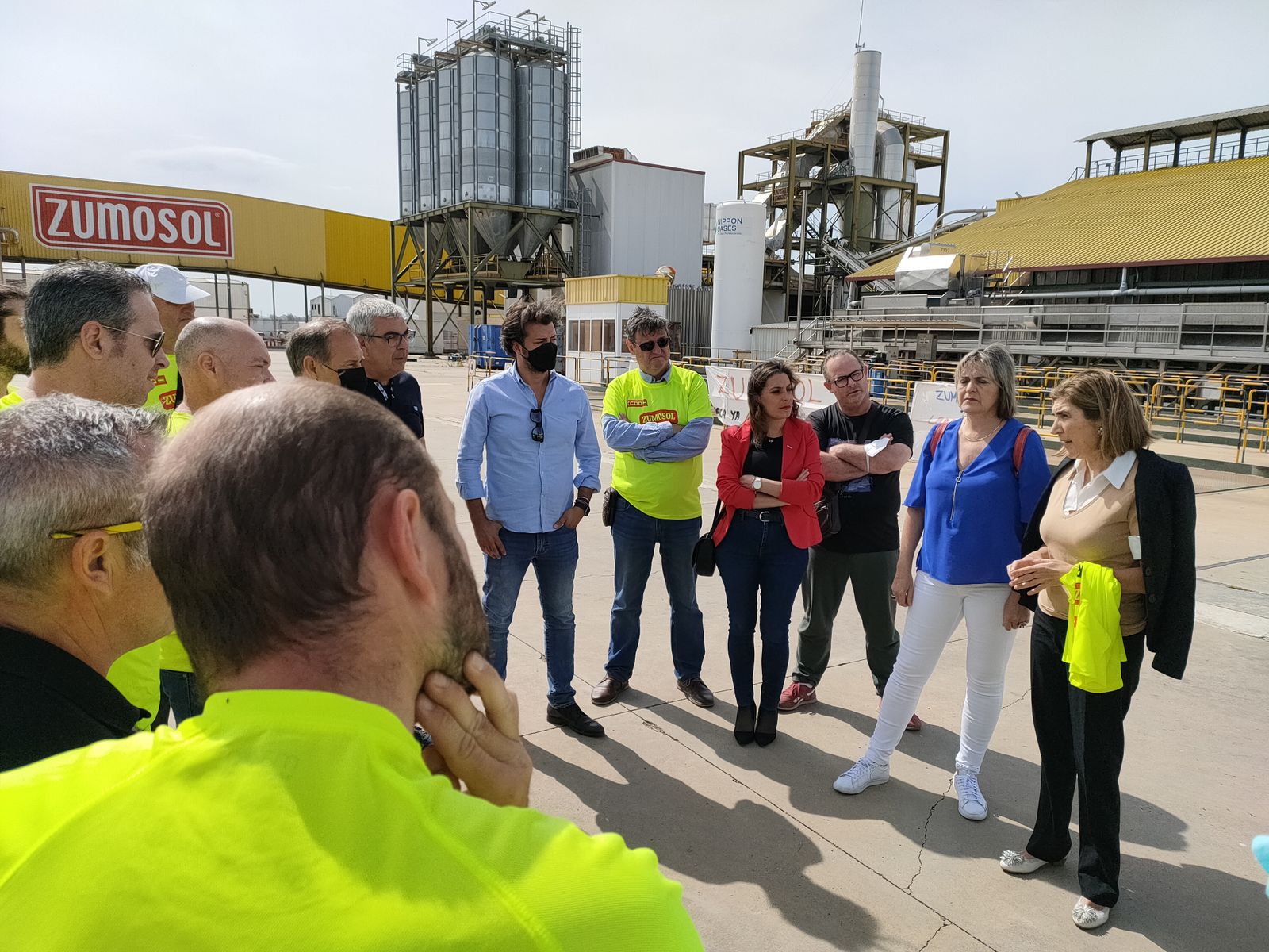 Reunión de CCOO con la plantilla de Zumosol.