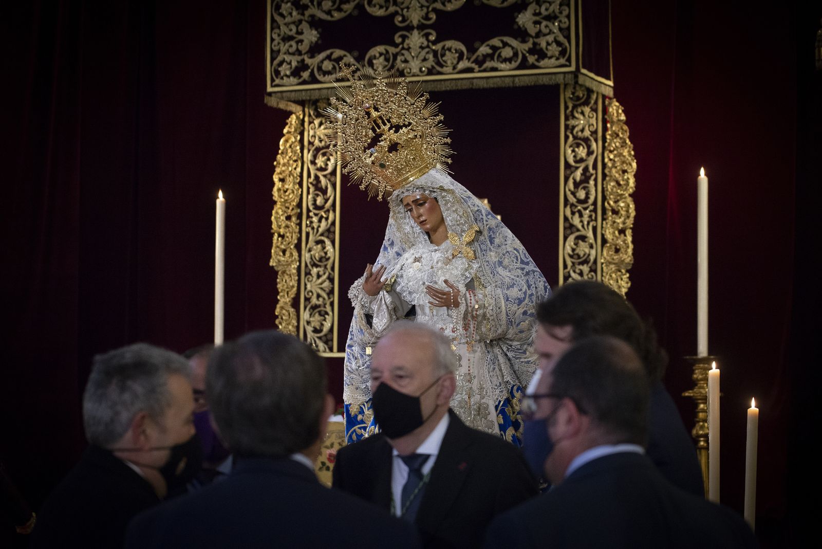 Jueves Santo en pandemia: Los Gitanos, en imágenes