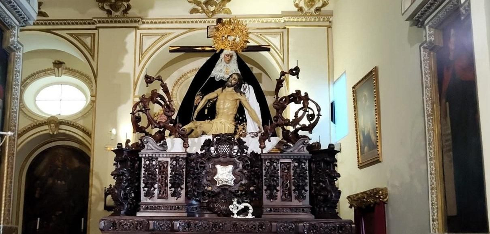 La Virgen de las Angustias de Montoro, en la iglesia de San Agustín.