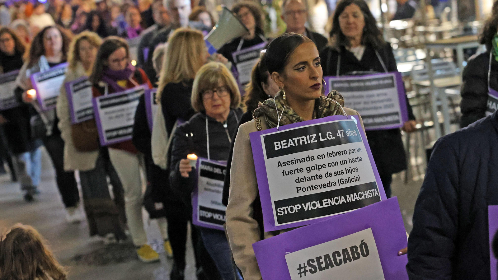 Manifestación en Jerez contra las Violencias Machistas