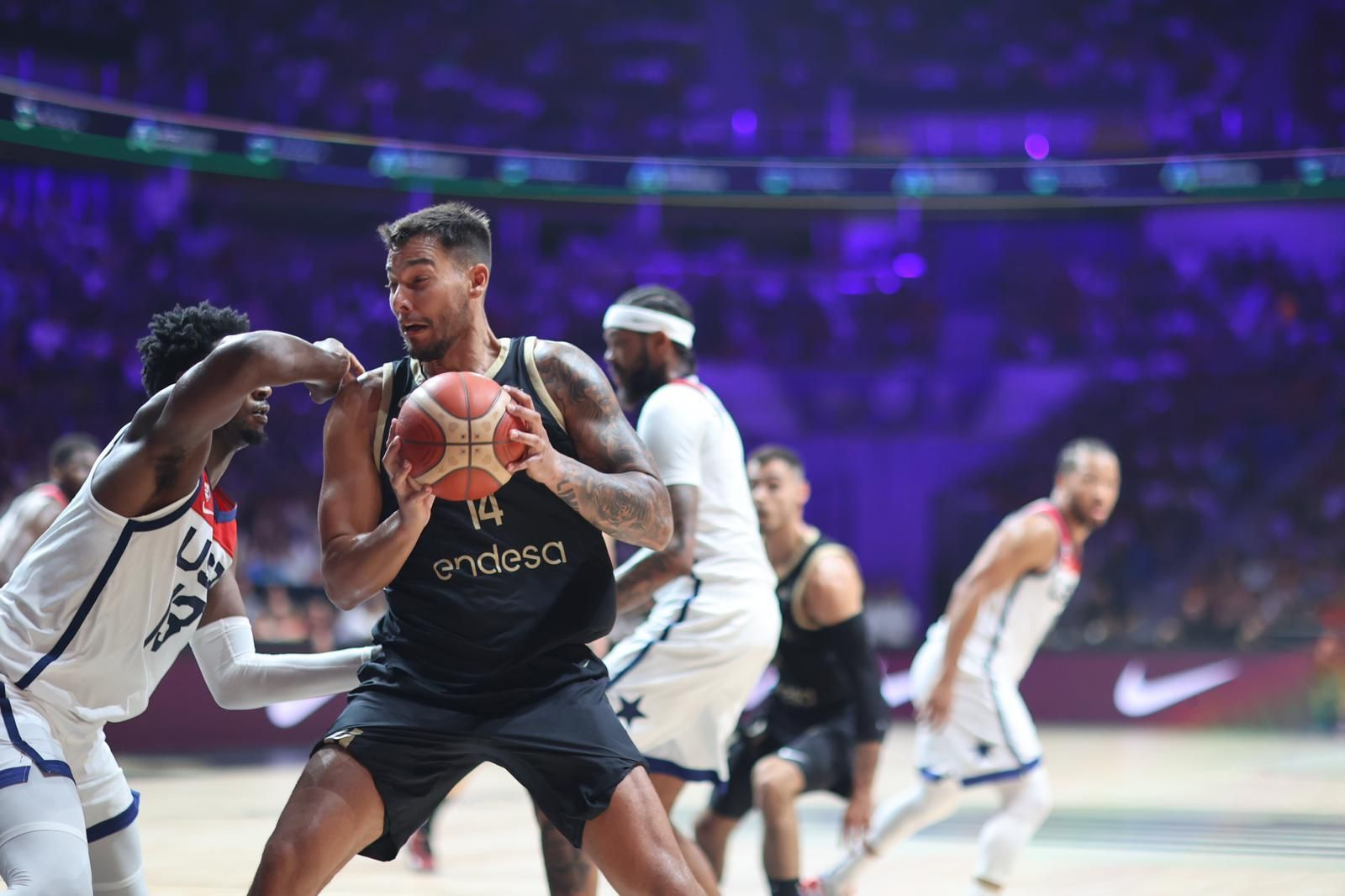 Las imágenes del España-Estados Unidos en el Martín Carpena