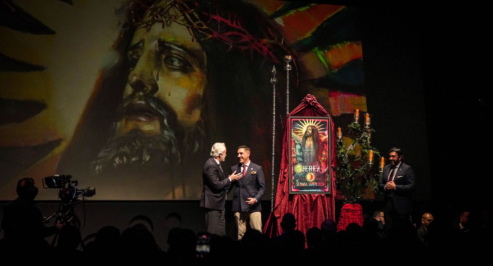 Imágenes de la presentación del cartel de la Semana Santa de Jerez 2026