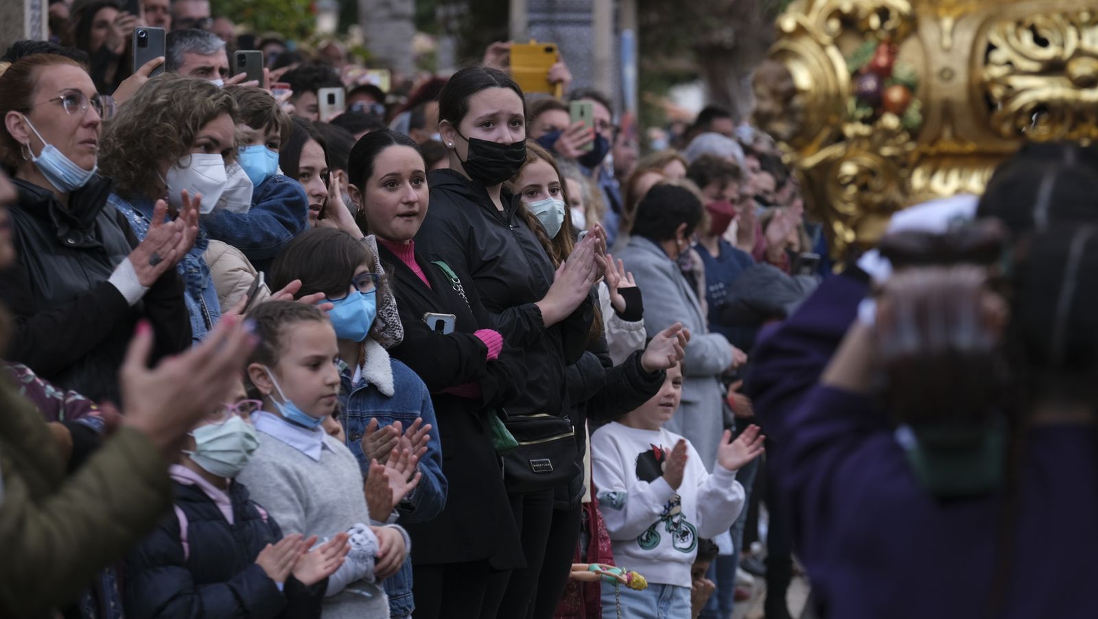Procesión del Encuentro en Almería, en imágenes.