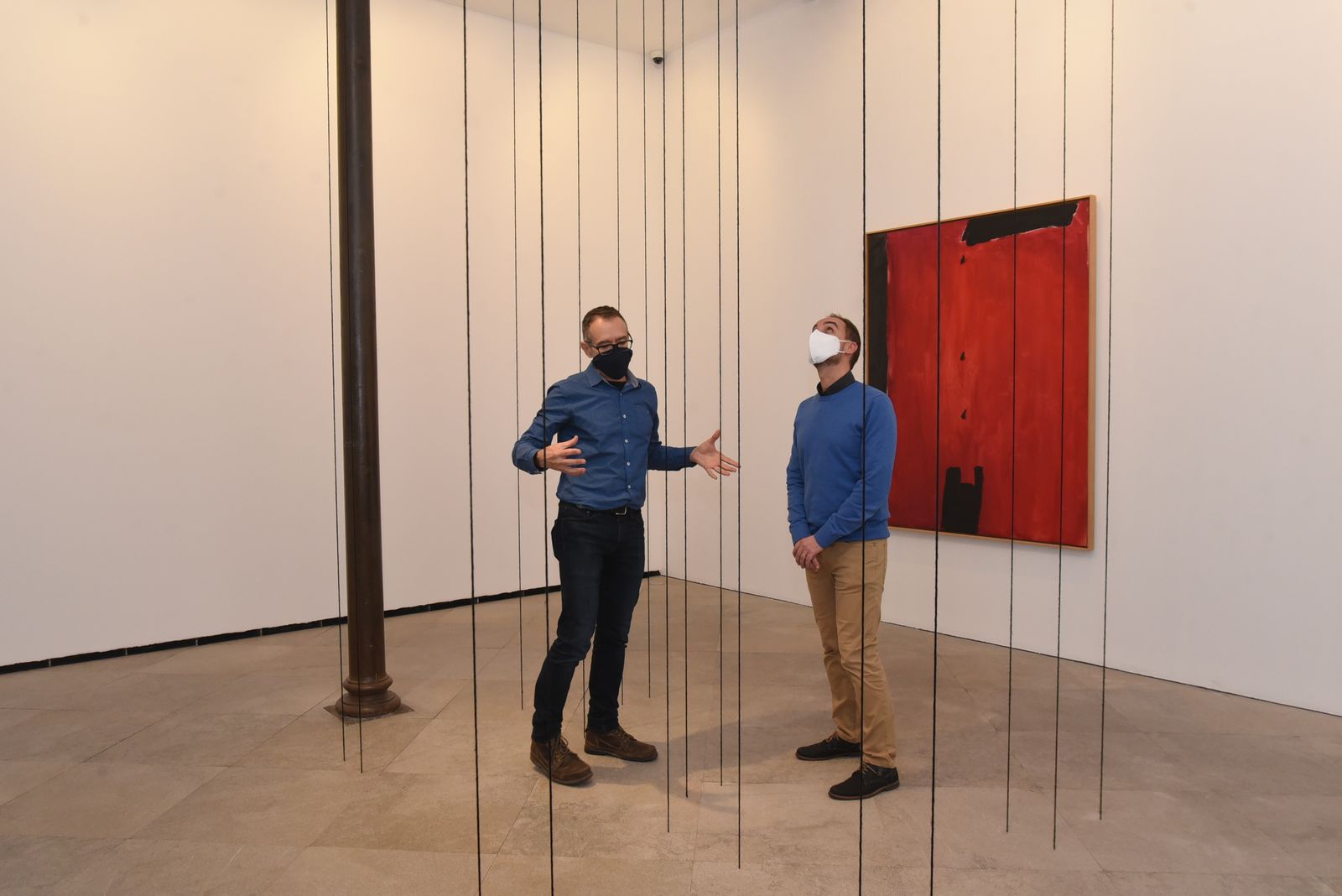 Una imagen de la presentación de la muestra 'Un espacio intermedio'