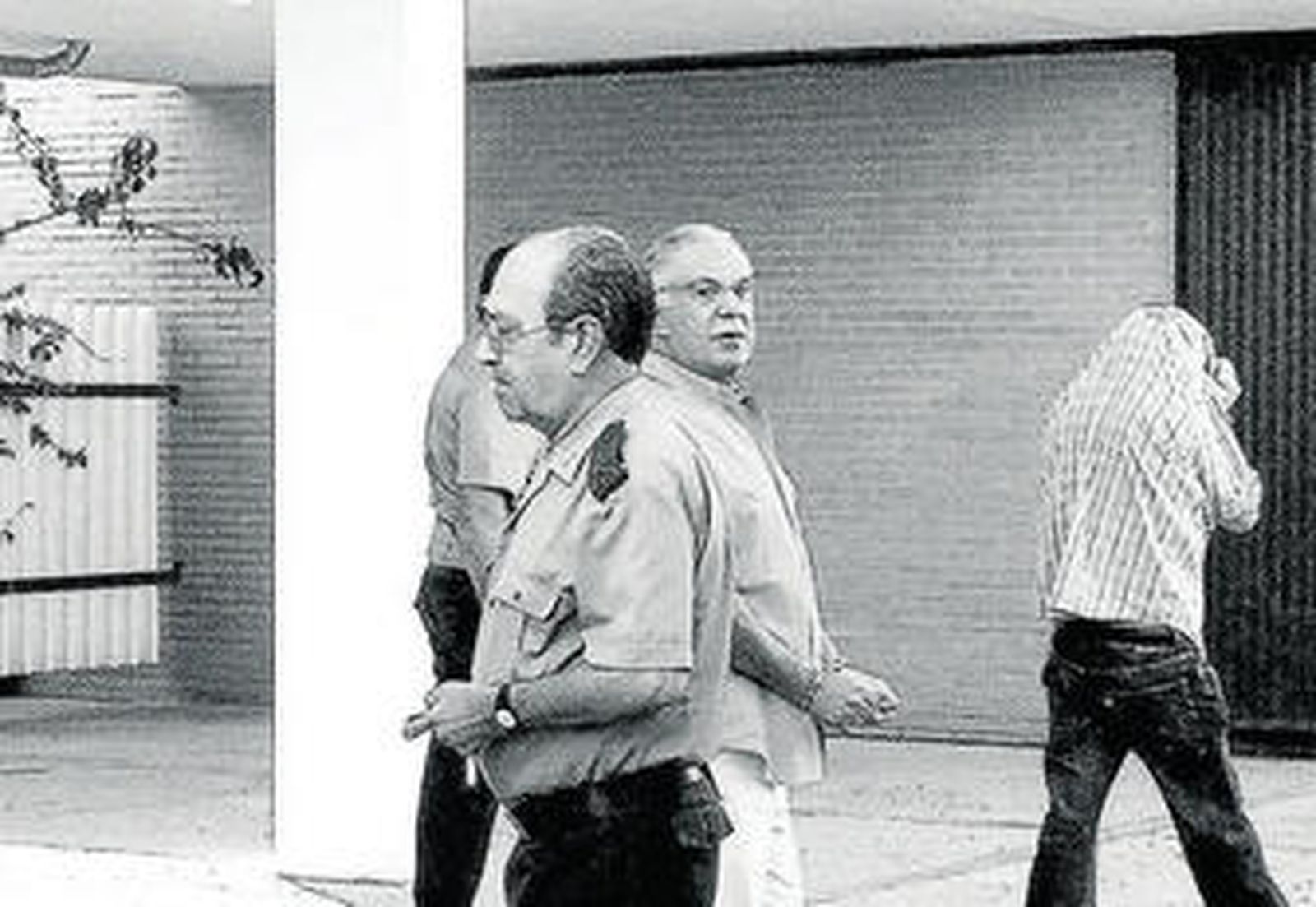 Pueyo, acusado de ser el cabecilla del secuestro, en agosto de 2008,  en el Juzgado de Sanlúcar.