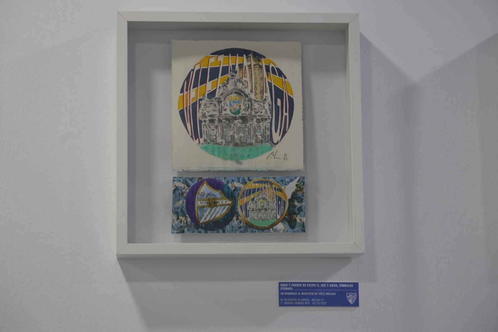 Brazaletes obras de arte del Málaga CF para la provincia