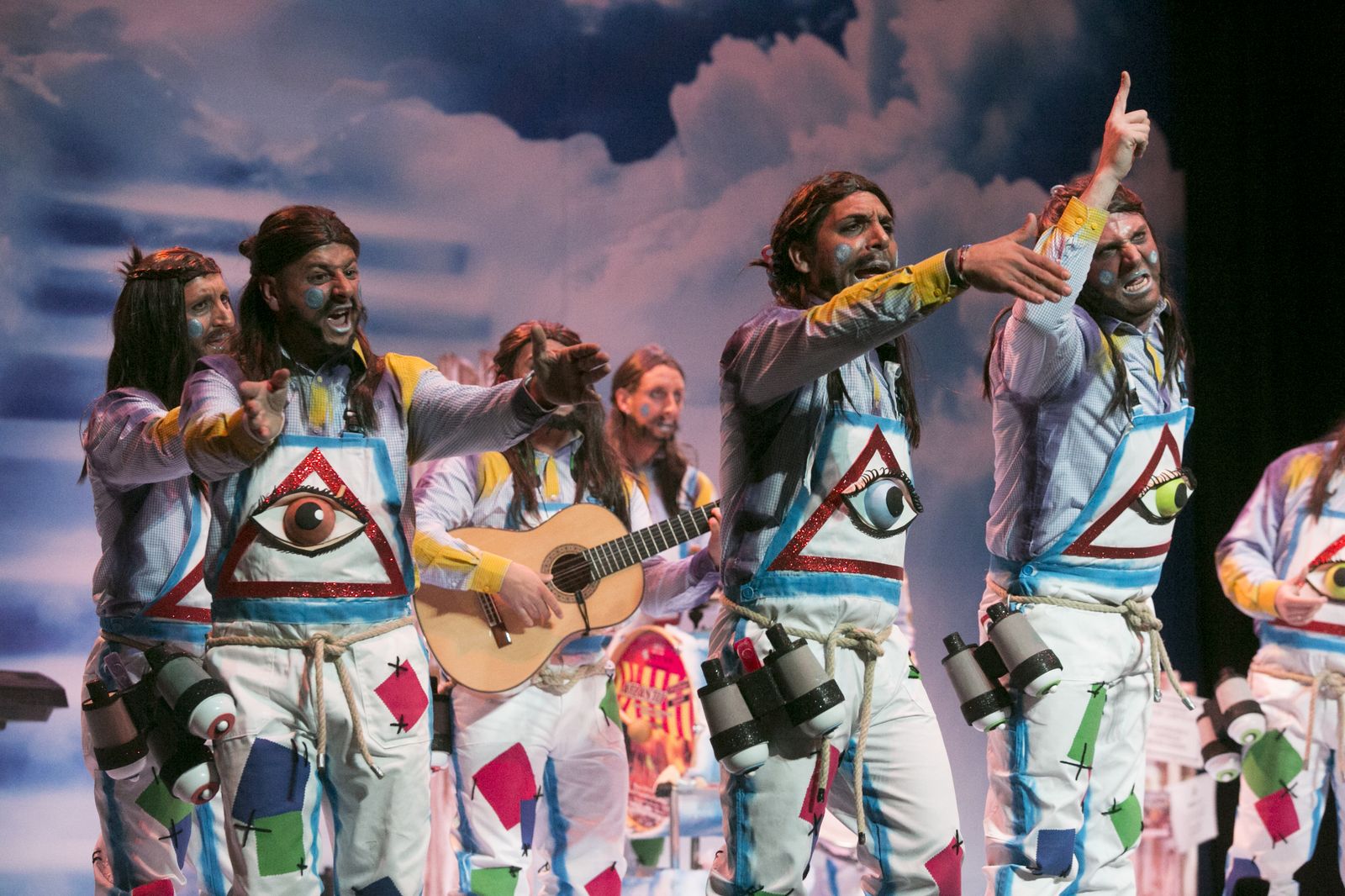 La murga 'Deja de pedir, que no soy Cofidís', de Punta Umbría