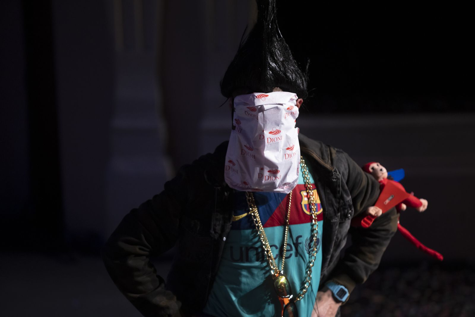 Imágenes de la actuación del cuarteto de Huelva "El plan Bellavista" en el Carnaval Colombino