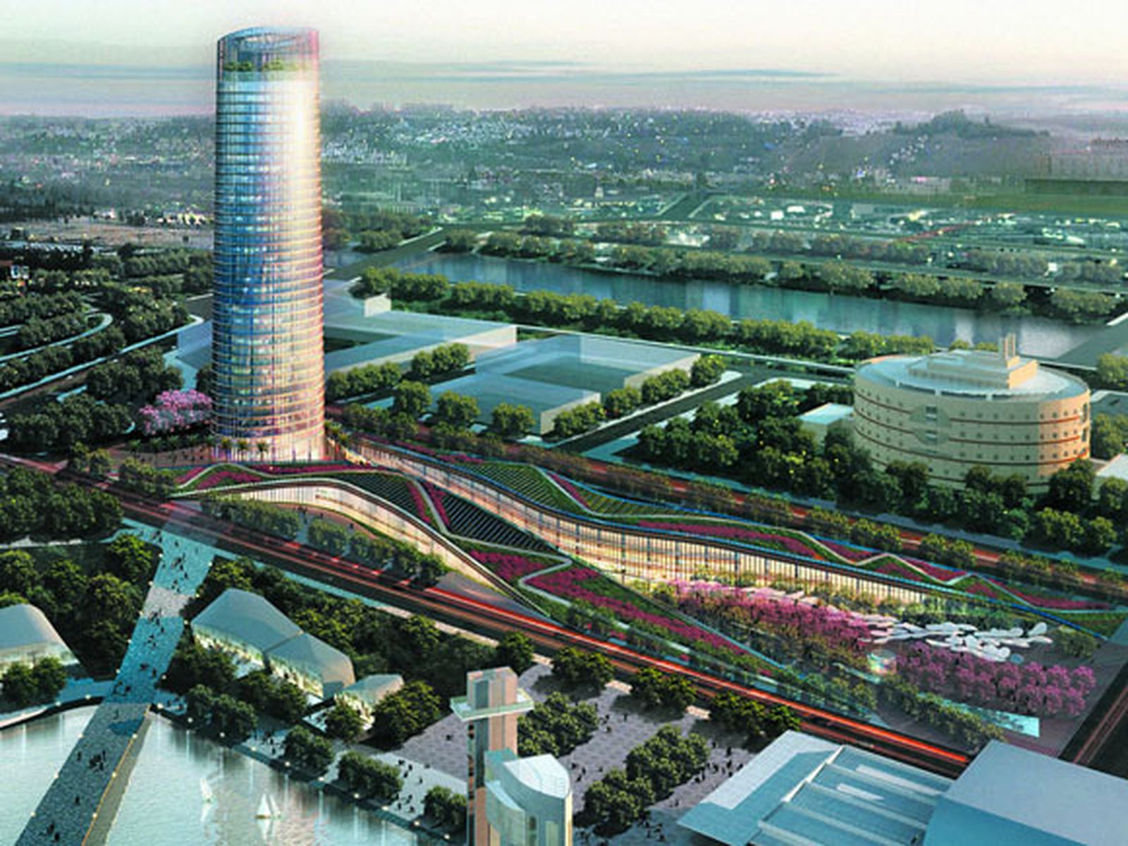 Cajasol seguirá adelante con la torre del arquitecto César Pelli